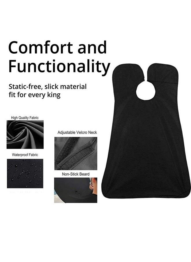 TecTake - Beard Bib Apron Mens Beard Hair Catcher For Shaving And Trimming Nonstick Beard Shave Cape Grooming Accessories Tools & Gifts For Husband Or Dad - Image 1