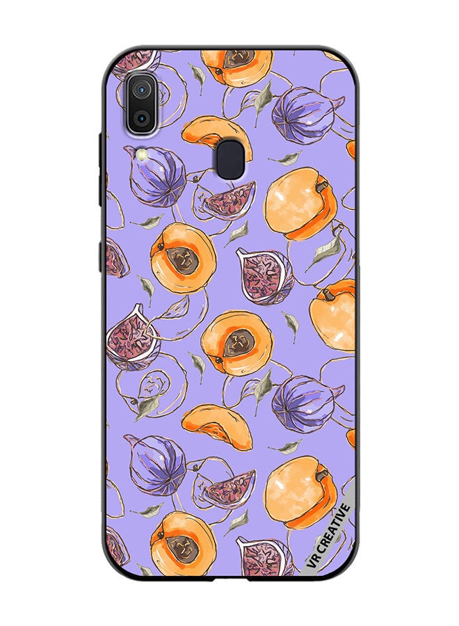 VR CREATIVE Protective Case Cover For Samsung Galaxy A30 Louryxappricot Design Multicolour - Image 1