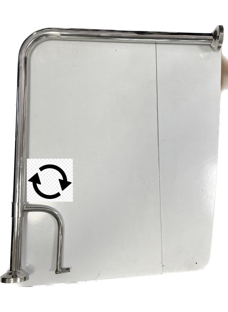 Otobir Ngelli Grab Bar Handle L Handle Stainless Steel Cane Type Supported 