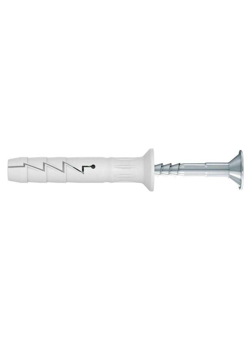 Dial Nylon Countersunk Hammer-In Plug Pack 10 X 140mm 10pcs 