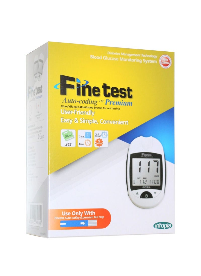 finetest - Finetest Autocoding Premium " Blood Glucose Meter For Self Testing " - Image 1