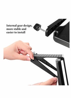Generic 3 Pcs Screen Top Shelf, TV Top Storage Bracket, 2-Leg Adjustable Monitor Top Shelf for Cellphone Stand, Media Boxes, Router, Game Console and Home Decor  - Image 5