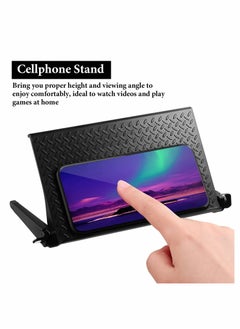 Generic 3 Pcs Screen Top Shelf, TV Top Storage Bracket, 2-Leg Adjustable Monitor Top Shelf for Cellphone Stand, Media Boxes, Router, Game Console and Home Decor  - Image 3