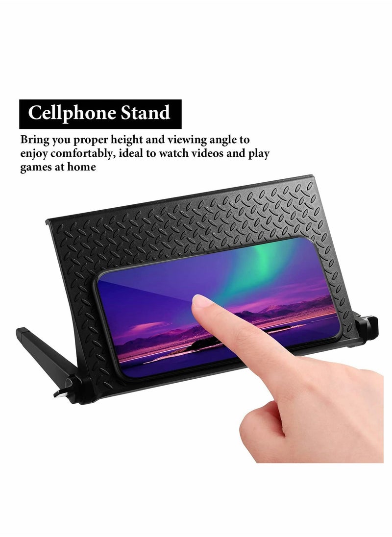 Generic - 3 Pcs Screen Top Shelf, TV Top Storage Bracket, 2-Leg Adjustable Monitor Top Shelf for Cellphone Stand, Media Boxes, Router, Game Console and Home Decor - Image 1