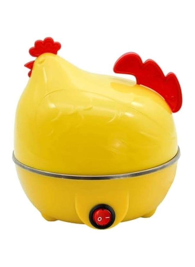 Rapid Egg Cooker and Poacher - Chicken-Shaped, 7-Egg Capacity - Auto Shut Off - Perfect Soft or Hard Boiled Eggs  - Image 1
