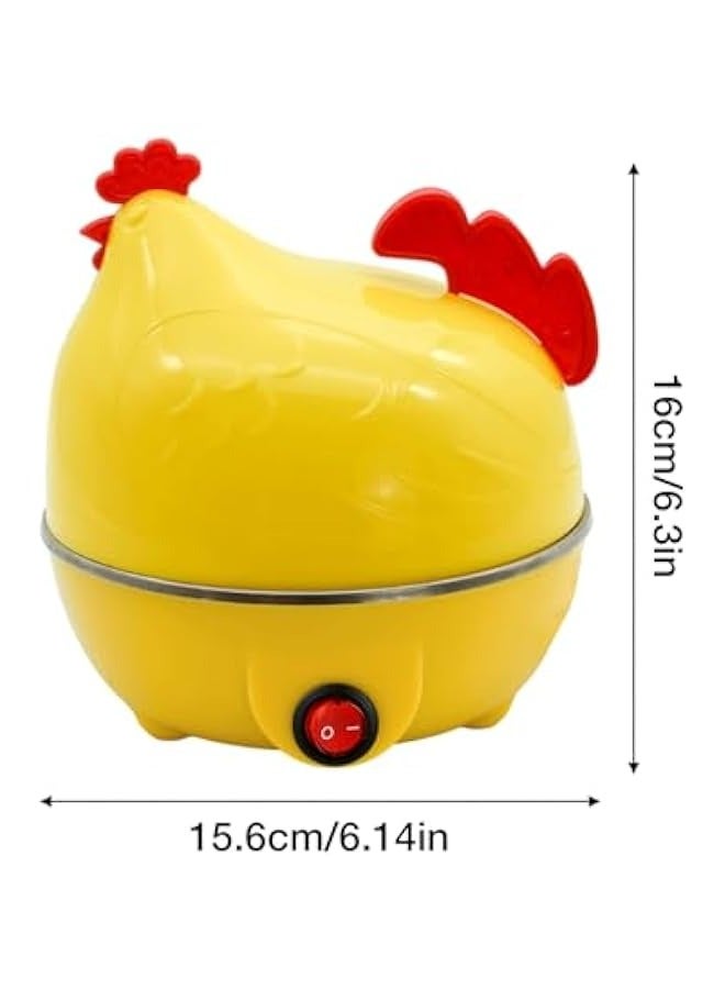 Rapid Egg Cooker and Poacher - Chicken-Shaped, 7-Egg Capacity - Auto Shut Off - Perfect Soft or Hard Boiled Eggs  - Image 2