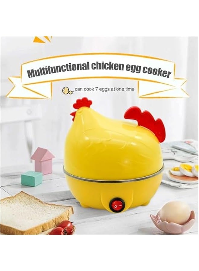 Rapid Egg Cooker and Poacher - Chicken-Shaped, 7-Egg Capacity - Auto Shut Off - Perfect Soft or Hard Boiled Eggs  - Image 3