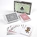 LotFancy Waterproof Playing Cards 100 Plastic 2 Decks of Cards with Cases for Pool Beach Water Card Games Magic Trick Props Poker Size Standard Index Black Red - Image 2