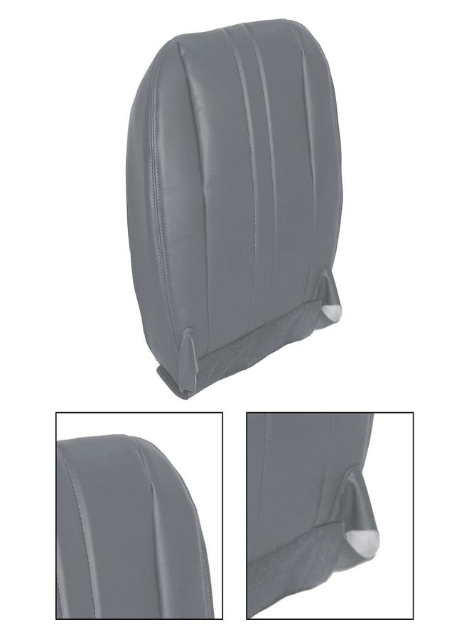 Priprilod Driver Bottom Seat Cover Gray Compatible with Chevy Express 1500 2500 3500 Van 2003-2014 - Image 5