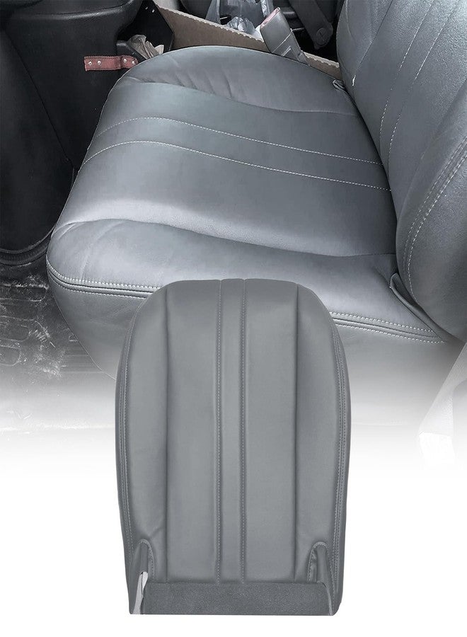 Priprilod Driver Bottom Seat Cover Gray Compatible with Chevy Express 1500 2500 3500 Van 2003-2014 - Image 1