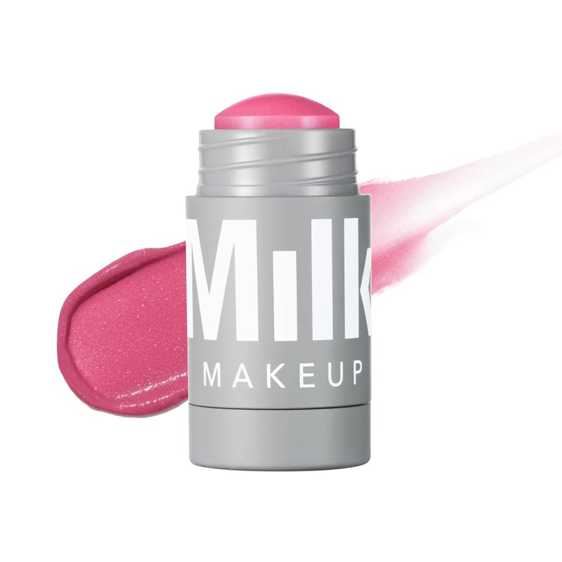 Milk Makeup Lip + Cheek Stick â€“ Buildable Cream Blush + Lip Color w/Hydrating Mango Butter + Avocado Oil for a Natural Flush â€“ Long-Lasting, Multiuse, Vegan Formula â€“ Rally (Shimmery Mauve), 0.21 oz - Image 1