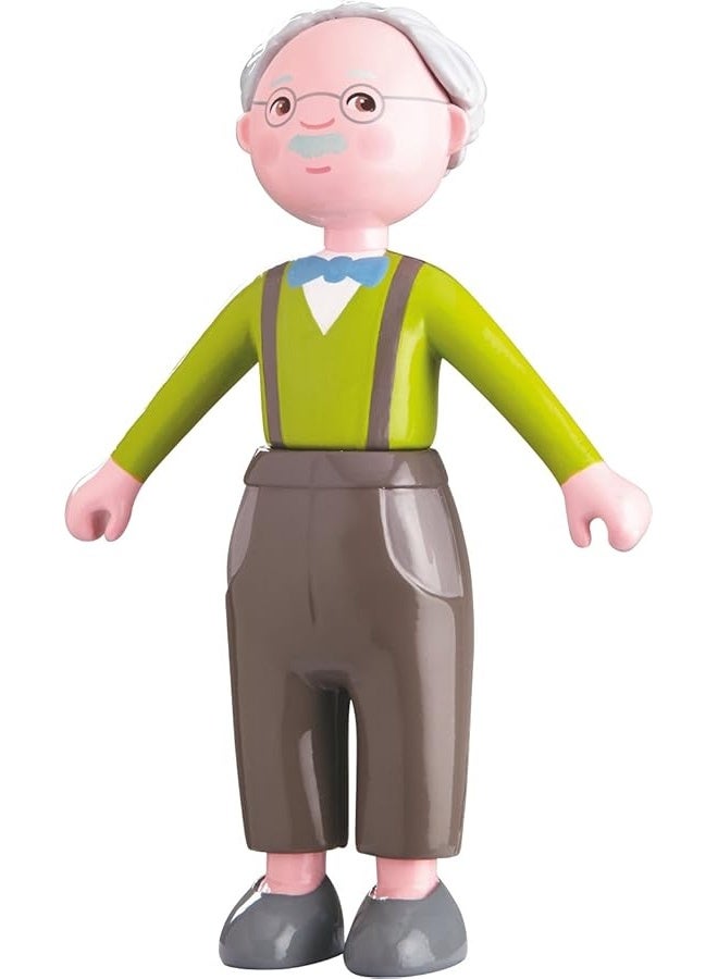 HABA Little Friends Grandpa Kurt  45 Bendy Doll Grandfather Figure - Image 3