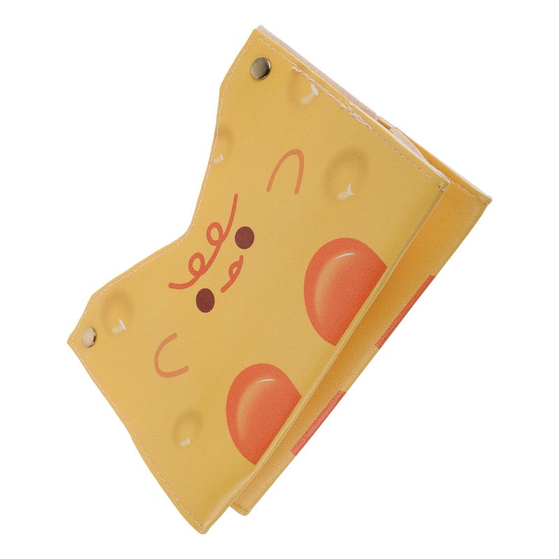 Cute Yellow Cheese Design PU Leather Tissue Box Cover For Kitchen Bathroom Countertop - Image 2