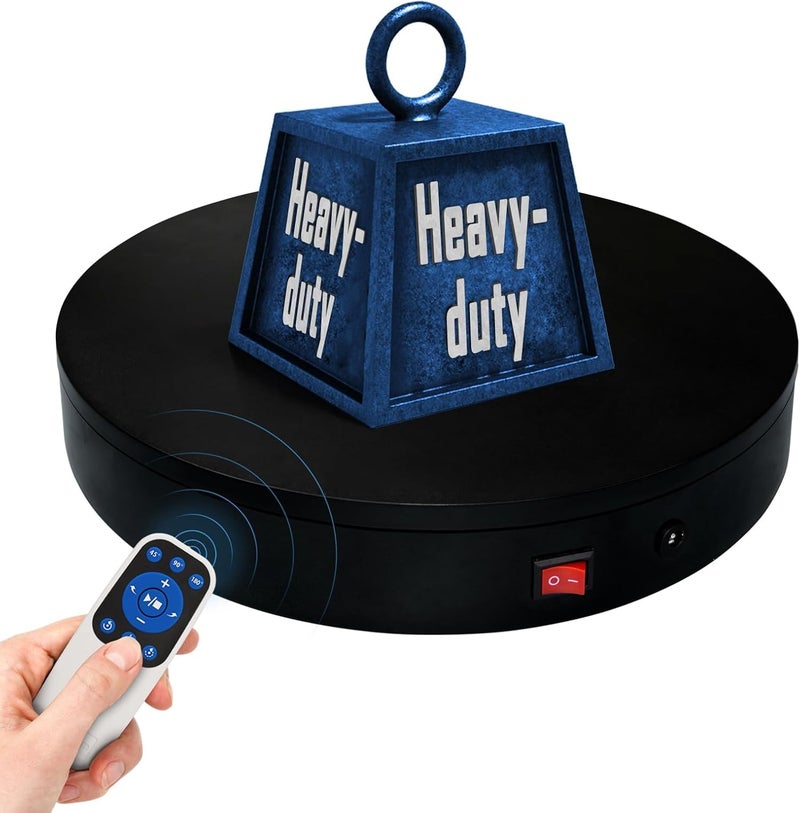 ComXim Remote Motorized Electric Turntable Rotating Display Stand Spinning Rotating Platform 360 Photography Turntable lazy susan base giratoria para for Photography,Display,3D Scan,Exhibition rotating table - Image 1