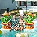 PARENTSWELL 2 Pack Inflatable Cactus Coolers 475 Inflatable Drink Party Cooler Blow Up Cactus Ice Bucket for Summer Fiesta Cinco De Mayo Pool Party Supplies Mexican Decoration - Image 4