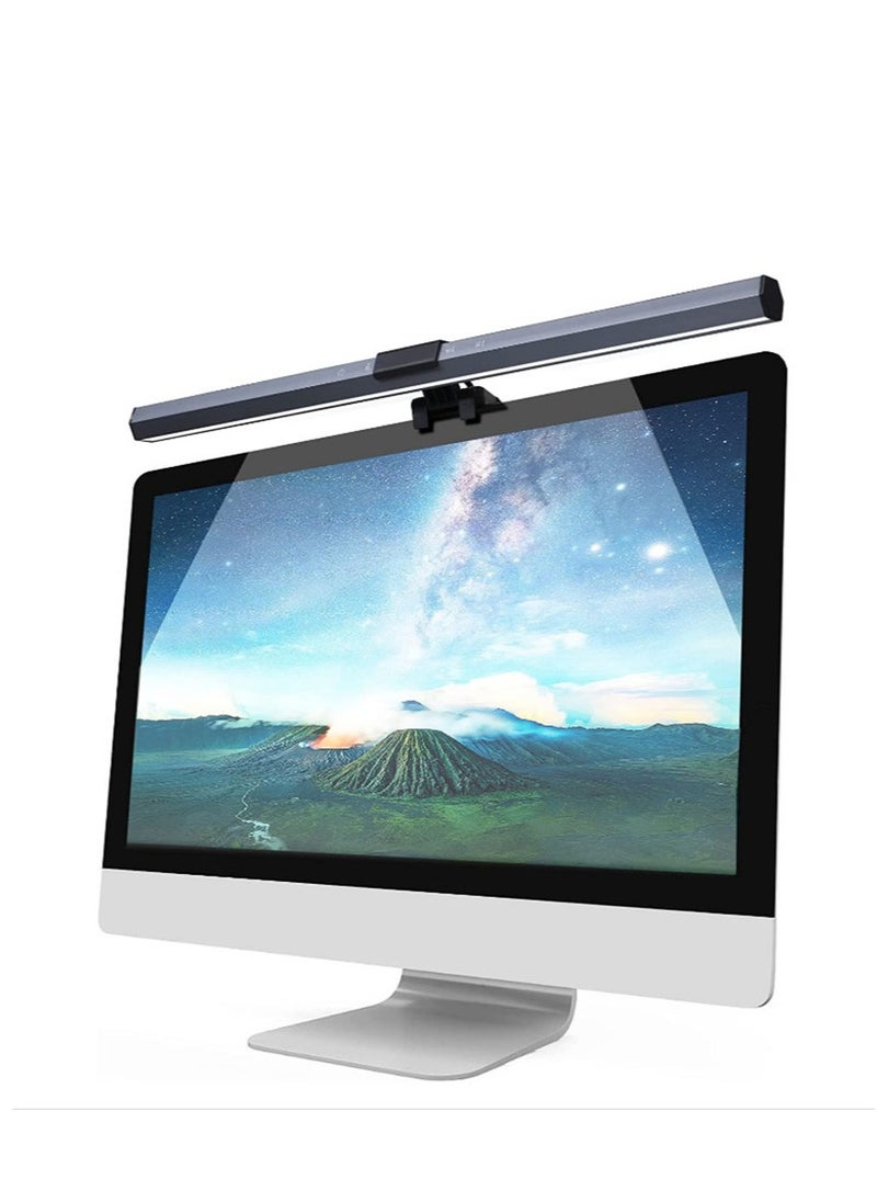 Arabest Monitor Light Bar, Flat/Curved Monitor Screen Led Lights Eye Caring,Desk Lamp Screen Hanging Lamp, Business Office Study Work Reading Game led Desktop Computer Monitor Hanging Lamp  - Image 2