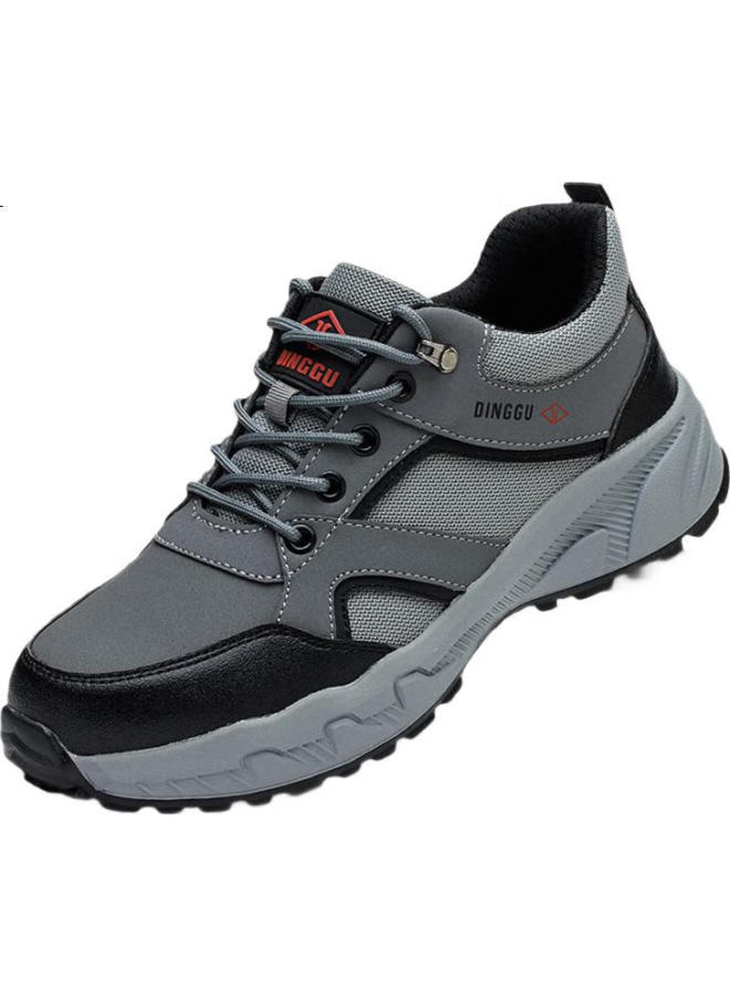 Dinggu Dinggu Men'S Steel Toe Safety Shoes Anti-Smashing Anti-Piercing Lightweight Comfortable Slip-Resistant Safety Work Shoes - Image 3