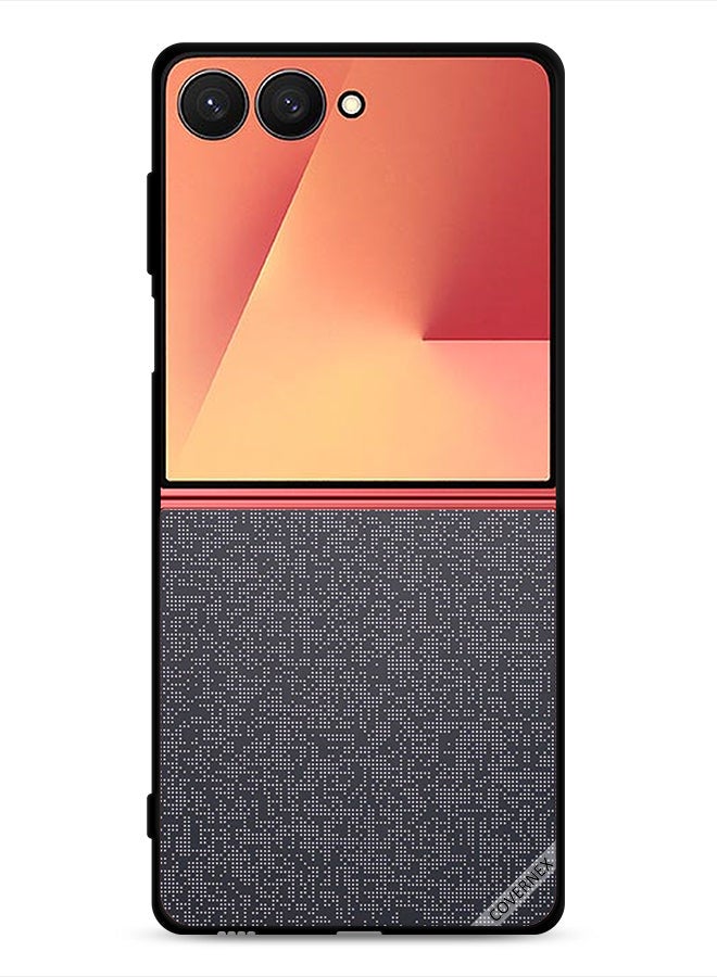 Covernex Samsung Galaxy Z Flip7 Protective Case Cover Dotted Pattern - Image 1