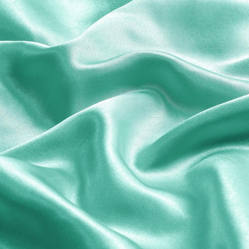 BEDELITE Bug proof seal Satin Body Pillow Cover, Super Soft and Cooling Body Pillow Pillowcase for Hair and Skin, Breathable Silky Full Long Pillowcase Cover(20"x54", Turquoise) Market need oriented construction - Image 3