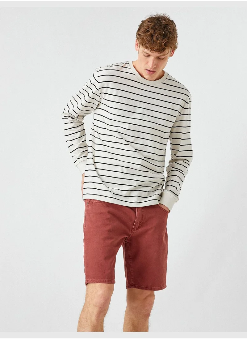 كوتون Basic Gabardine Shorts