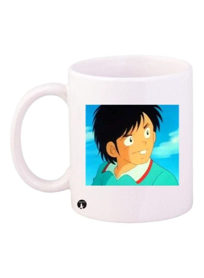 RYN Captain Majid Printed Coffee Mug White/Blue/Black