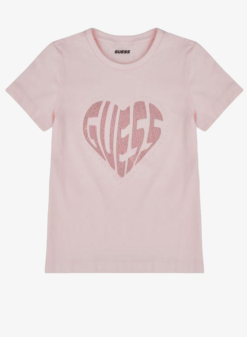 GUESS Youth Graphic Crew Neck T-Shirt - Image 1