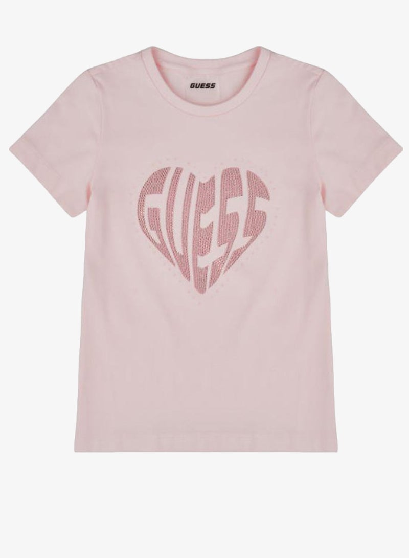 GUESS Youth Graphic Crew Neck T-Shirt - Image 4