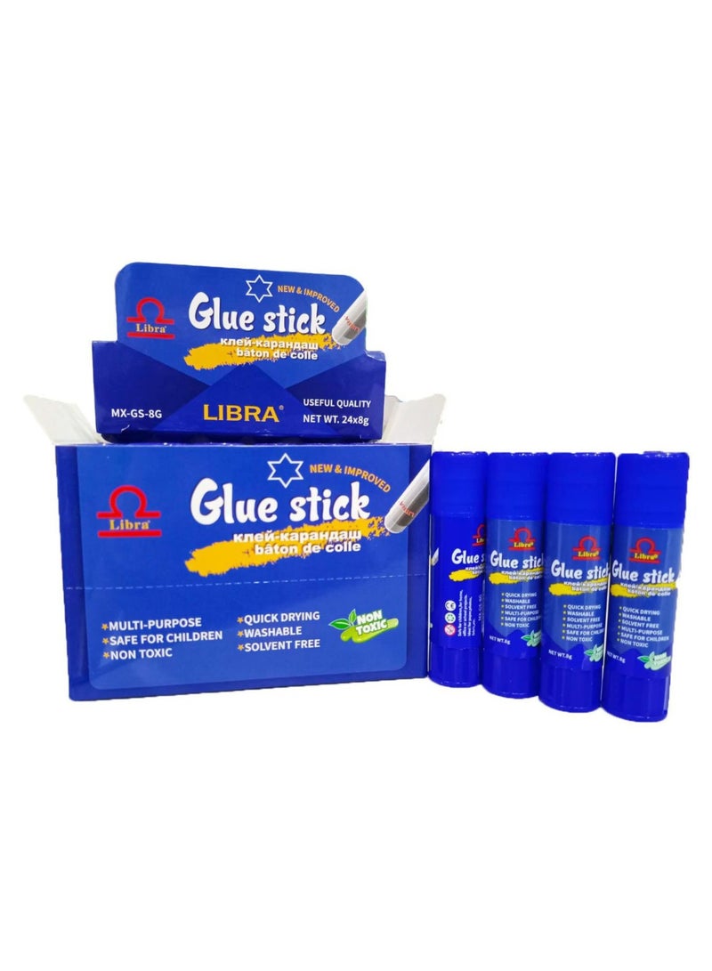 Libra Glue Stick 21gm 12-Piece - Image 1