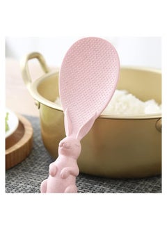 Generic 3pcs Rabbit Shape Standing Rice Spoon Household Rice Spoon for Cooking Rice (Random Color)  - Image 3