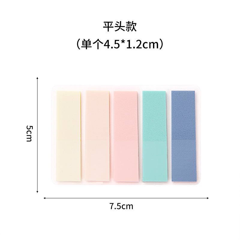 Morandi Color Sticky Notes – Adhesive Index Stickers for Office and Students - Image 1