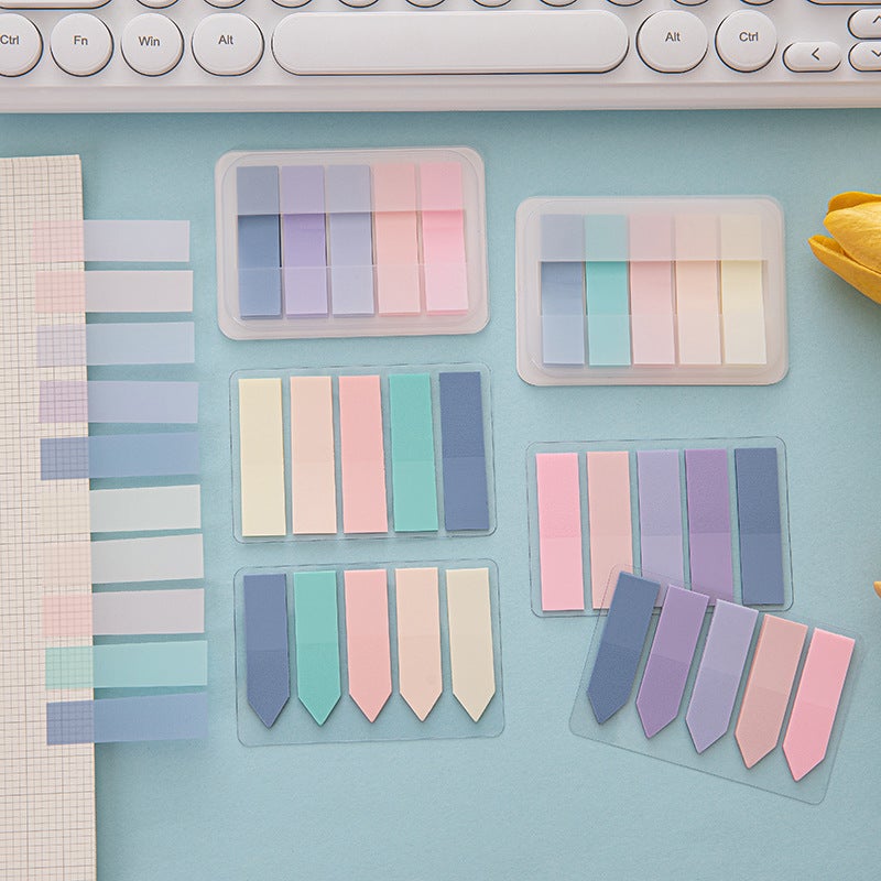 Morandi Color Sticky Notes – Adhesive Index Stickers for Office and Students - Image 4