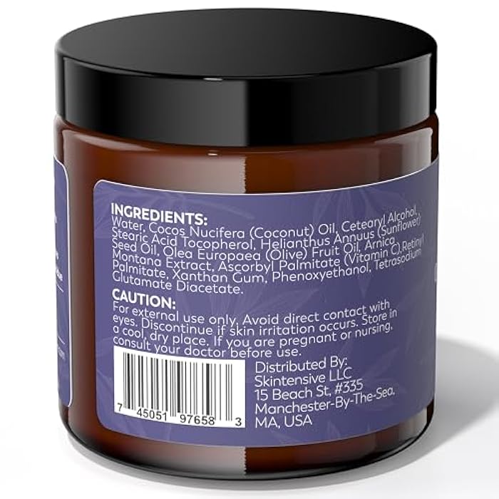 SKINTENSIVE Specialized Fragile Skin Moisturizing Cream for Thin Skin - Moisturizing Formula for Daily Use on Face, Hands & Body - With Vitamins A, C & E and Arnica - 4oz - Image 3