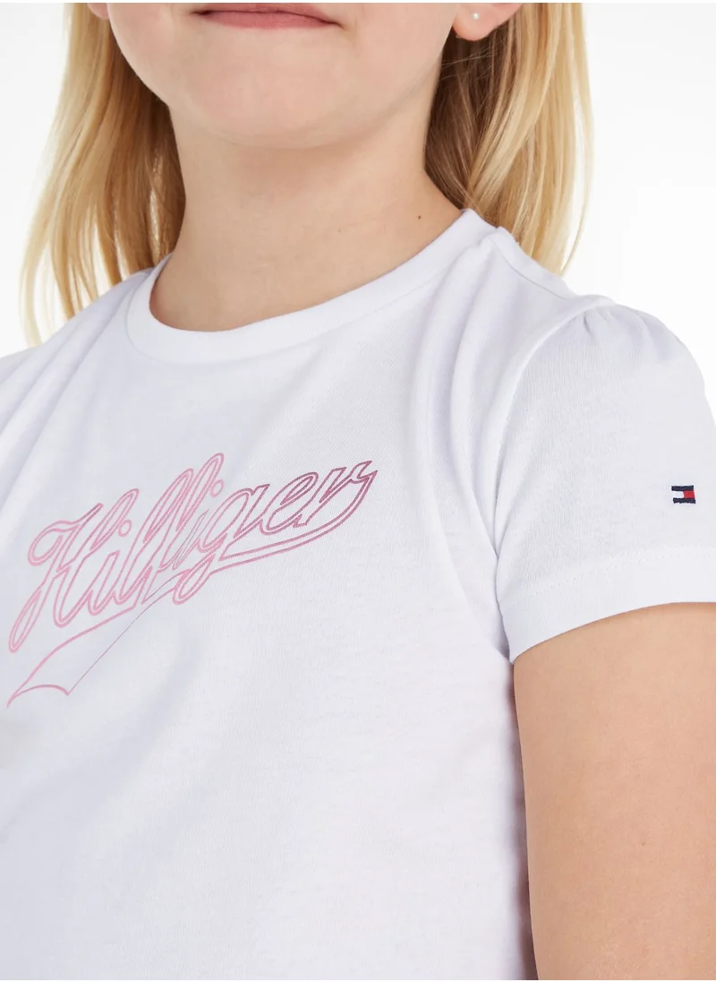 TOMMY HILFIGER Kids Hilfiger Script T-Shirt