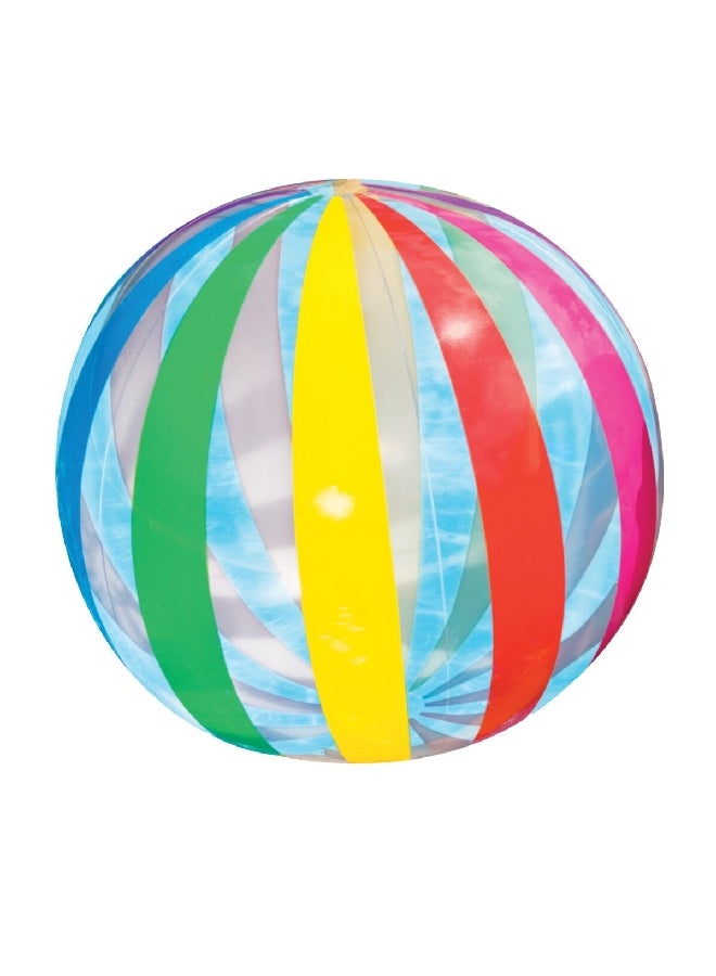 INTEX High-Quality Inflatable Jumbo Beach Ball Multicolour 107 cm 59065 - Image 1