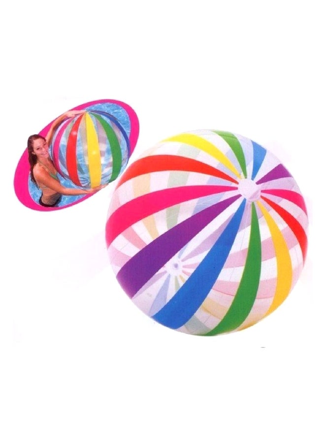 INTEX High-Quality Inflatable Jumbo Beach Ball Multicolour 107 cm 59065 - Image 3