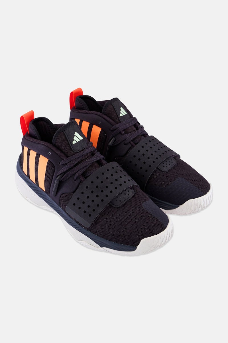 Adidas Men Dame 8 Extply Lace Up Basket Ball Shoes, Deep Navy - Image 3