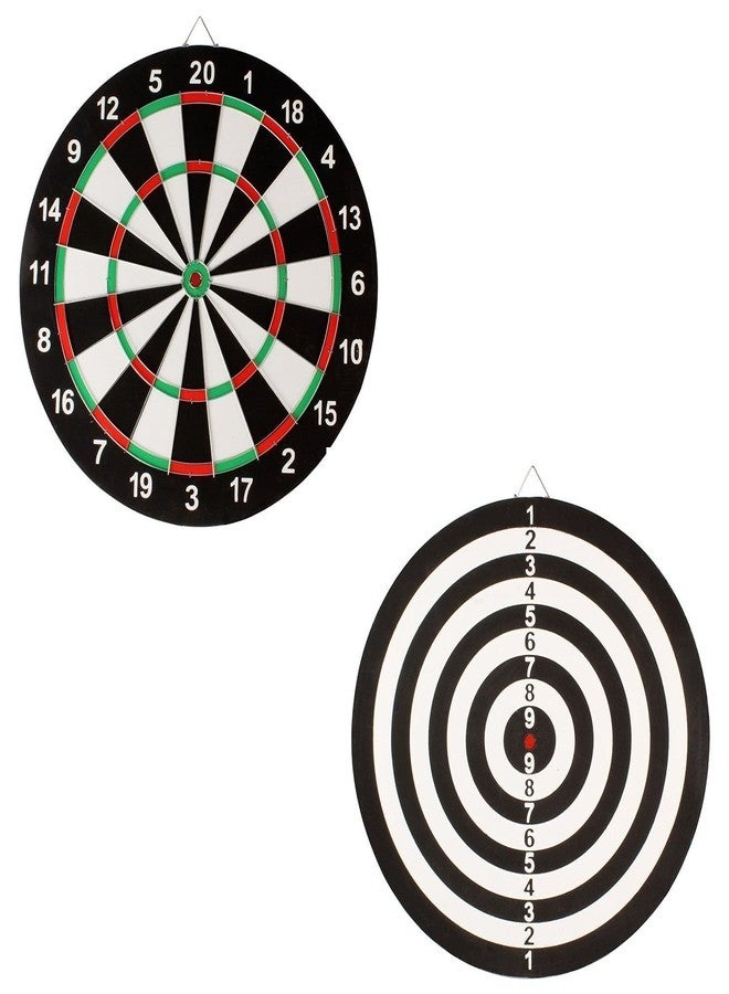 FITNACE Premium Solid Wood Dartboard with Steel Tip Darts - Professional Quality for Home or Pub Play (12 INCH) - Image 2