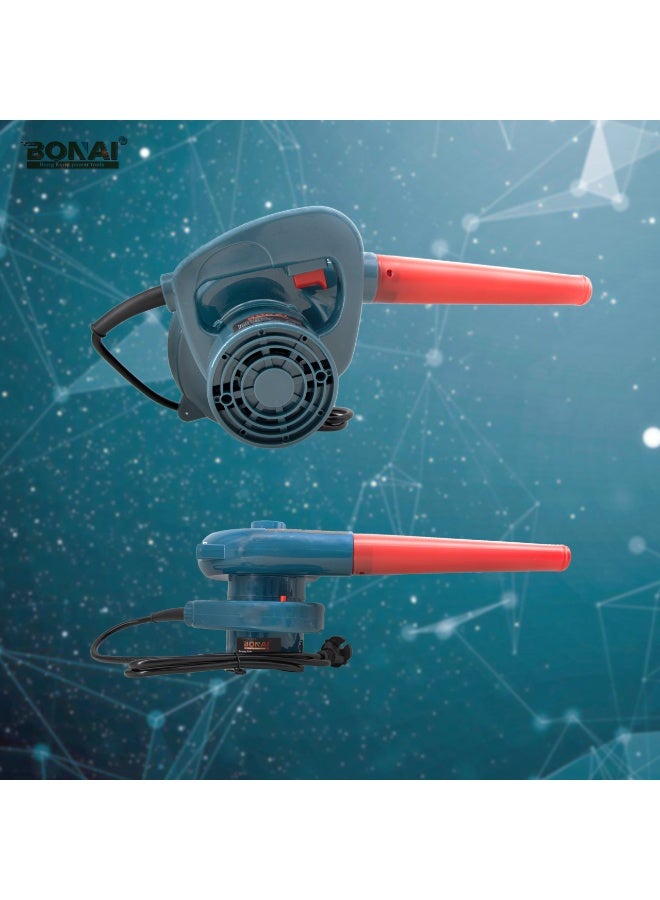 بوناي منفاخ ومكنسة كهربائية بقوة ٩٠٠ واط | مزيل غبار وأوراق الشجر ثنائي الوظيفة | منفاخ هواء عالي السرعة ١٣٠٠٠ دورة في الدقيقة لتنظيف المنازل والحدائق والسيارات وورش العمل - BN-HK81 - Image 5