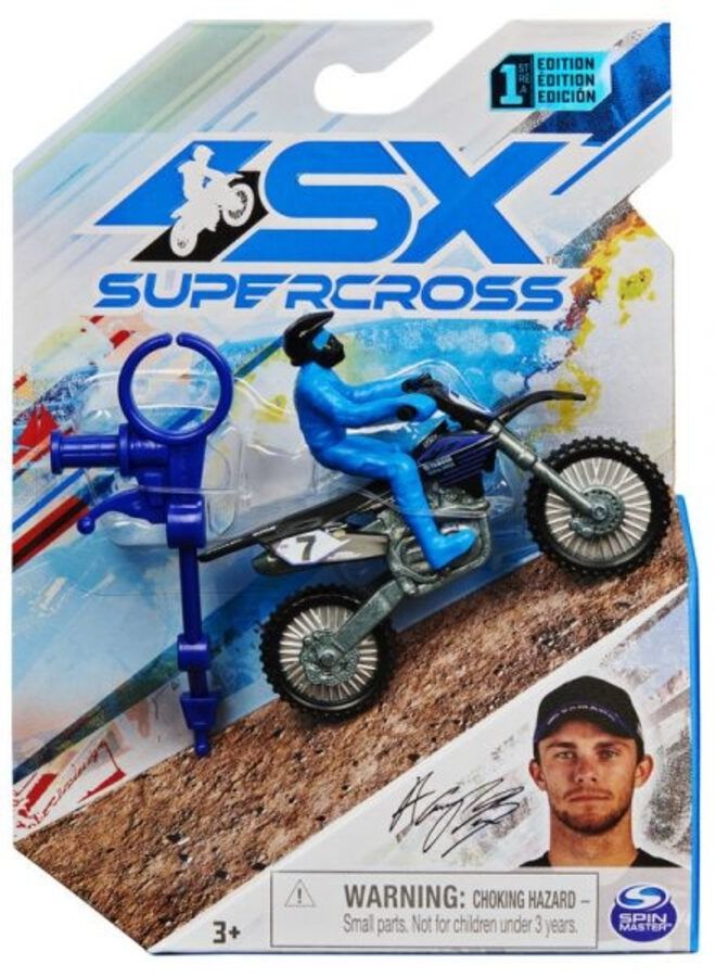 SPIN MASTER SX Supercross 1:24 Die Cast Motorcycle - Assorted - Image 1