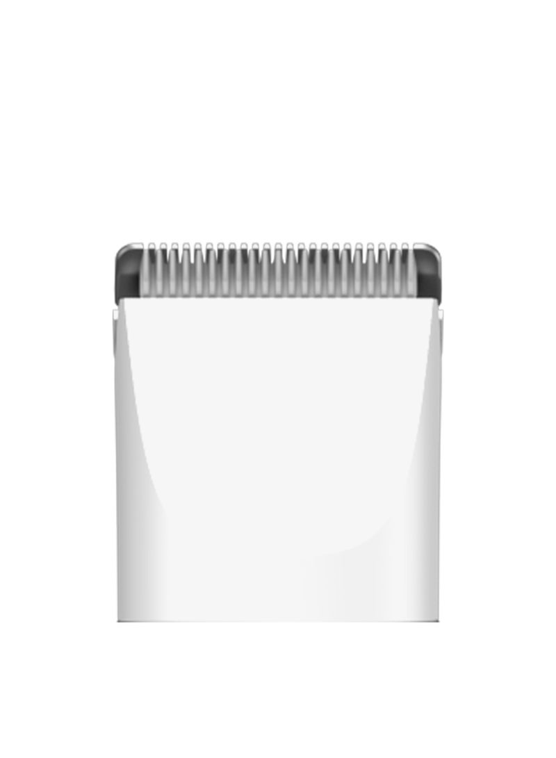 porodo 4 in 1 Face And Body Electric Trimmer with Smart LED Display / Ceramic Precision Blades / Shaving, Full-Body Grooming / Water Resistant IPX7 / Facial Shaver Head . Body Shaver Head & Precision Trimmer Head / 6100RPM - White - Image 3