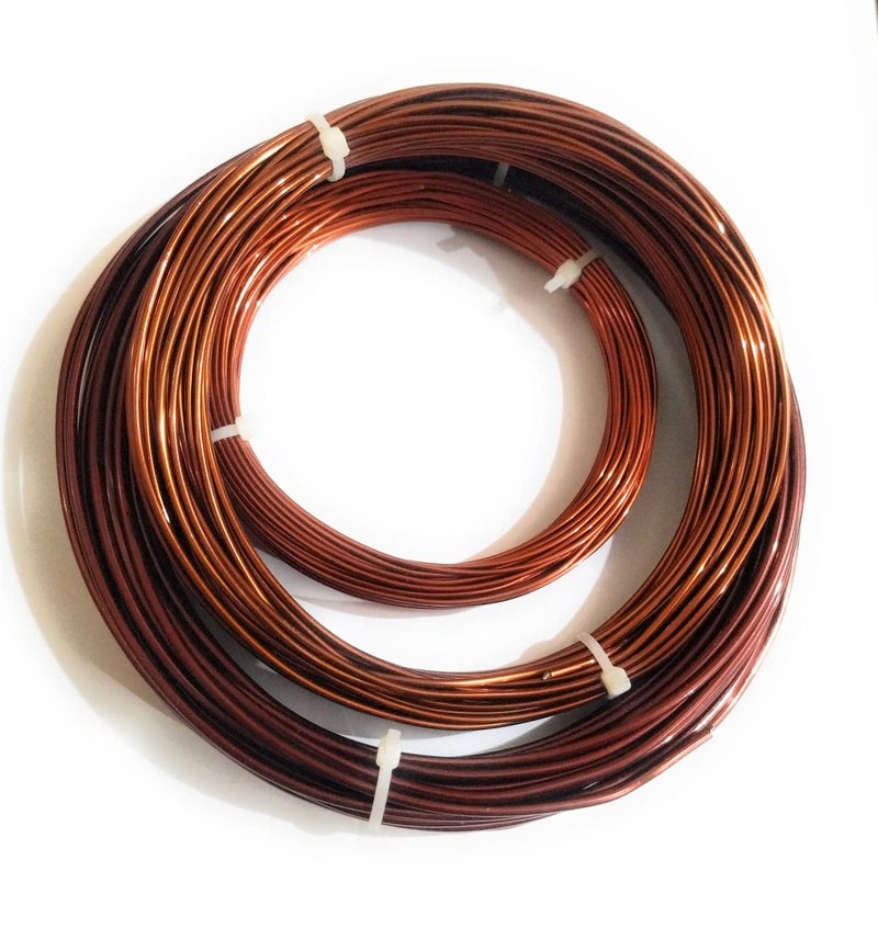 GREENARTZ GREENARTZ 66ft 15mm Annodized Aluminium Craft Wire for Bonsai crafts clay modelling stop animation bonsai jewelery making