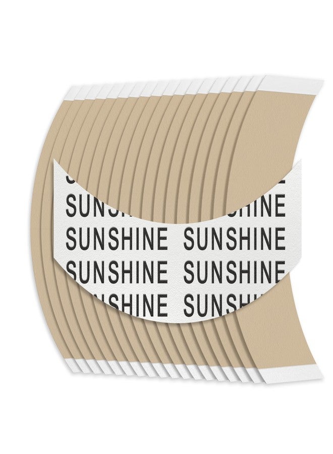 Sunshine Tape Sunshine Hairpiece Wig Tape (36 Pieces) - CC Curve - Double Sided Adhesive Tape for Toupee Lace Front Wig Strong Hold Waterproof Strips - Image 1