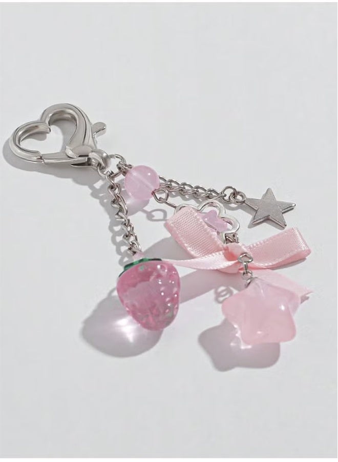 YJ KAWAII STAR KEYCHAIN WITH COLORFUL TASSEL – CUTE BAG & KEY ACCESSORY - Image 5