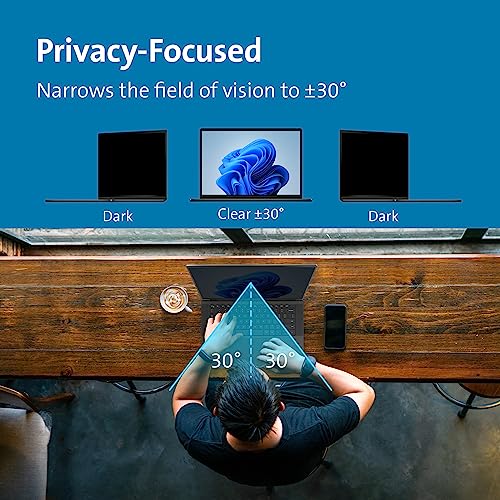 Kensington MagPro™ Magnetic Laptop Privacy Screen 13.3 inch, Removable 16:10 Laptop Privacy Filter, Anti-Glare, Blue Ray Reduction, Compatible with HP/Dell/Acer/Asus/Samsung/Lenovo (K55253WW) - Image 4