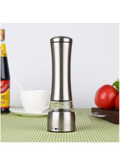 Hihonor Salt and Pepper Grinder Set,Manual Spice Salt And Pepper Grinder Set Stainless Steel Pepper Mills Kitchen Accessories Cooking Tool, Long  - Image 5