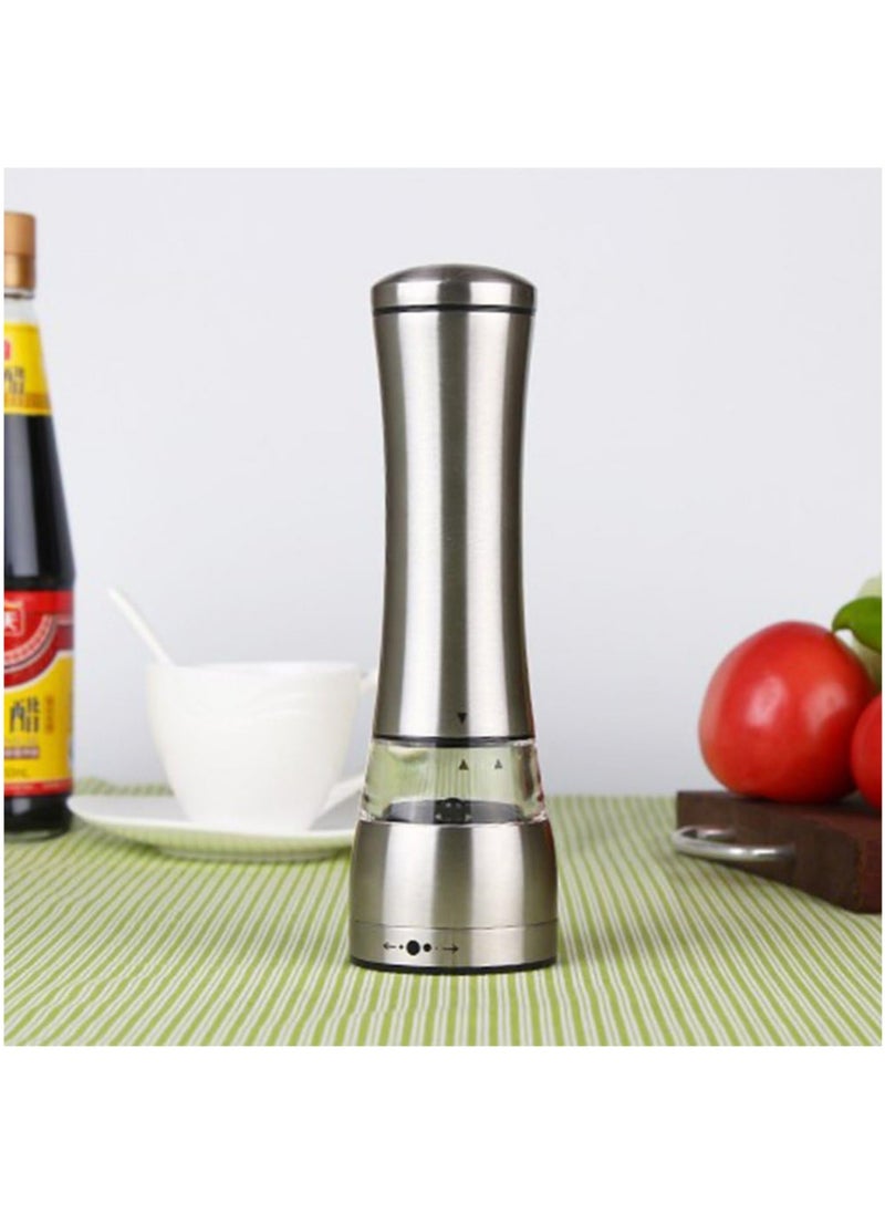 Hihonor Salt and Pepper Grinder Set,Manual Spice Salt And Pepper Grinder Set Stainless Steel Pepper Mills Kitchen Accessories Cooking Tool, Long  - Image 5