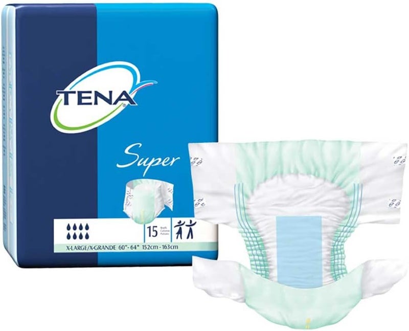 تيينا برو سكين سوبر حفاظات البالغين لل incontinent XL امتصاص قوي لليلة 68011 15 قطعة