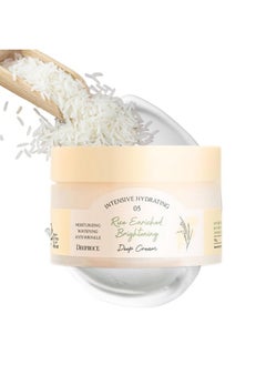 DEOPROCE Deoproce Rice Enriched Extract Deep Cream, 8-Grain Complex Rice Moisturizing Face Cream, Lightweight Moisturizer Face Cream for Radiant and Glowing Skin Korean Skincare  - Image 1