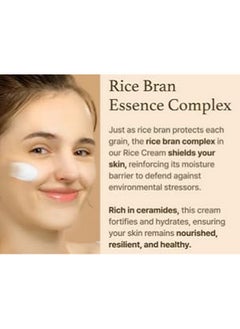 DEOPROCE Deoproce Rice Enriched Extract Deep Cream, 8-Grain Complex Rice Moisturizing Face Cream, Lightweight Moisturizer Face Cream for Radiant and Glowing Skin Korean Skincare  - Image 4