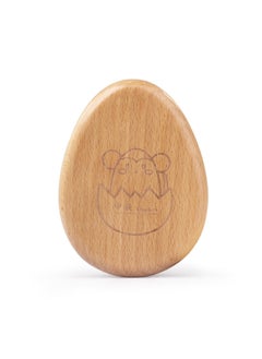 Wooden Baby Teeth Apple Egg-Shaped Cartoon Baby Teeth Storage Box Boys And Girls Birthday Gift Commemorative Box-Color:Egg-Shen Monkey